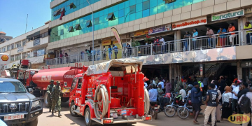 Fire Sparks Panic at Mabiriizi Complex Along Kampala Road