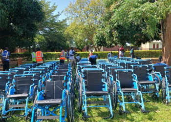 Kitgum Diocese Distributes 295 Wheelchairs to Persons With Disabilities