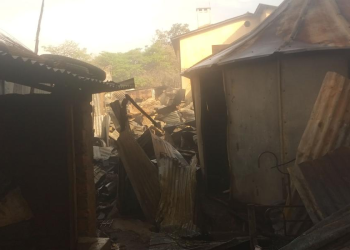 Fire Razes Wandegeya Police Barracks